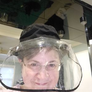 Set of 4 hats with removable shields. Small. NWOT